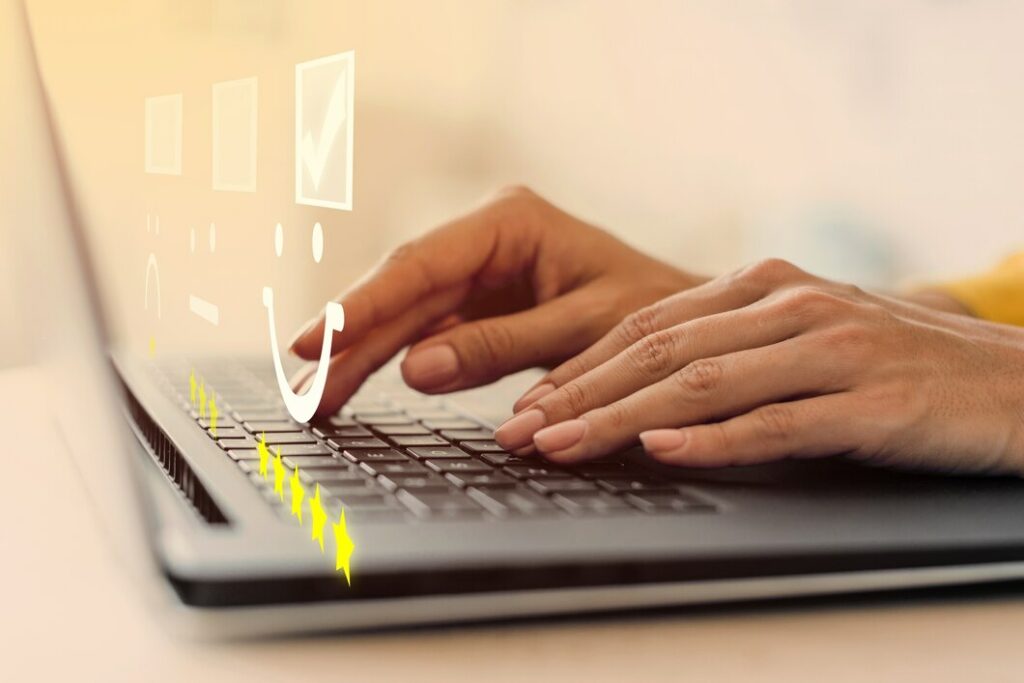 Évaluation cinq étoiles partagée par une personne satisfaite.