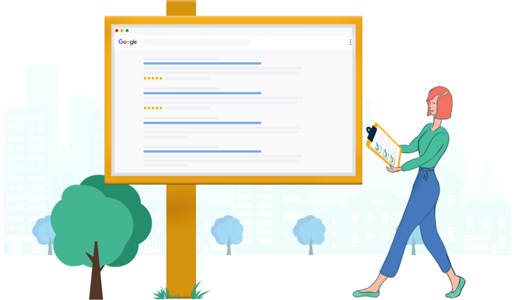 Diffusion des avis sollicités sur les pages d'évaluation.