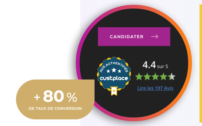 Groupe Collège de Paris a augmenté le taux de conversion de 80% grâce aux avis étudiants authentifiés