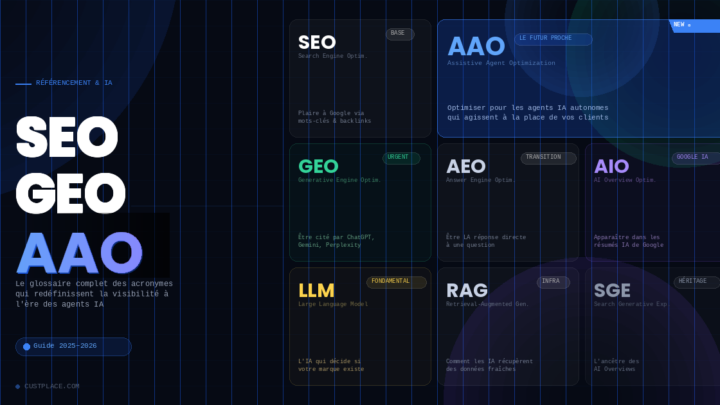 SEO, GEO, AEO, AIO, AAO… Le guide complet pour survivre à l&rsquo;alphabet des marketers US