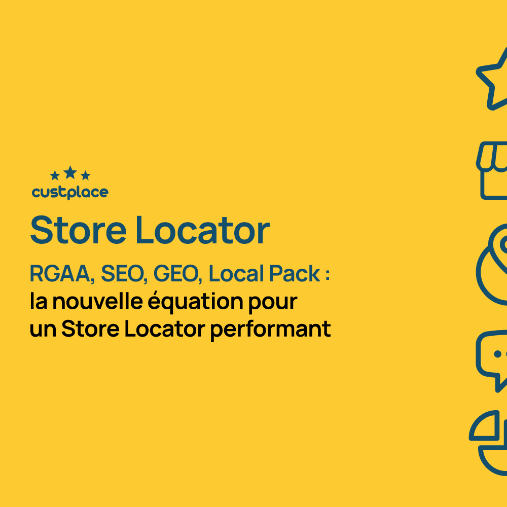 ebook Custplace sur comment concevoir un Store Locator performant, accessible et conforme au RGAA